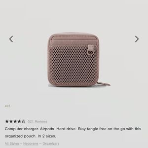 Dagne Dover Arlington Tech Pouch in the color Dune